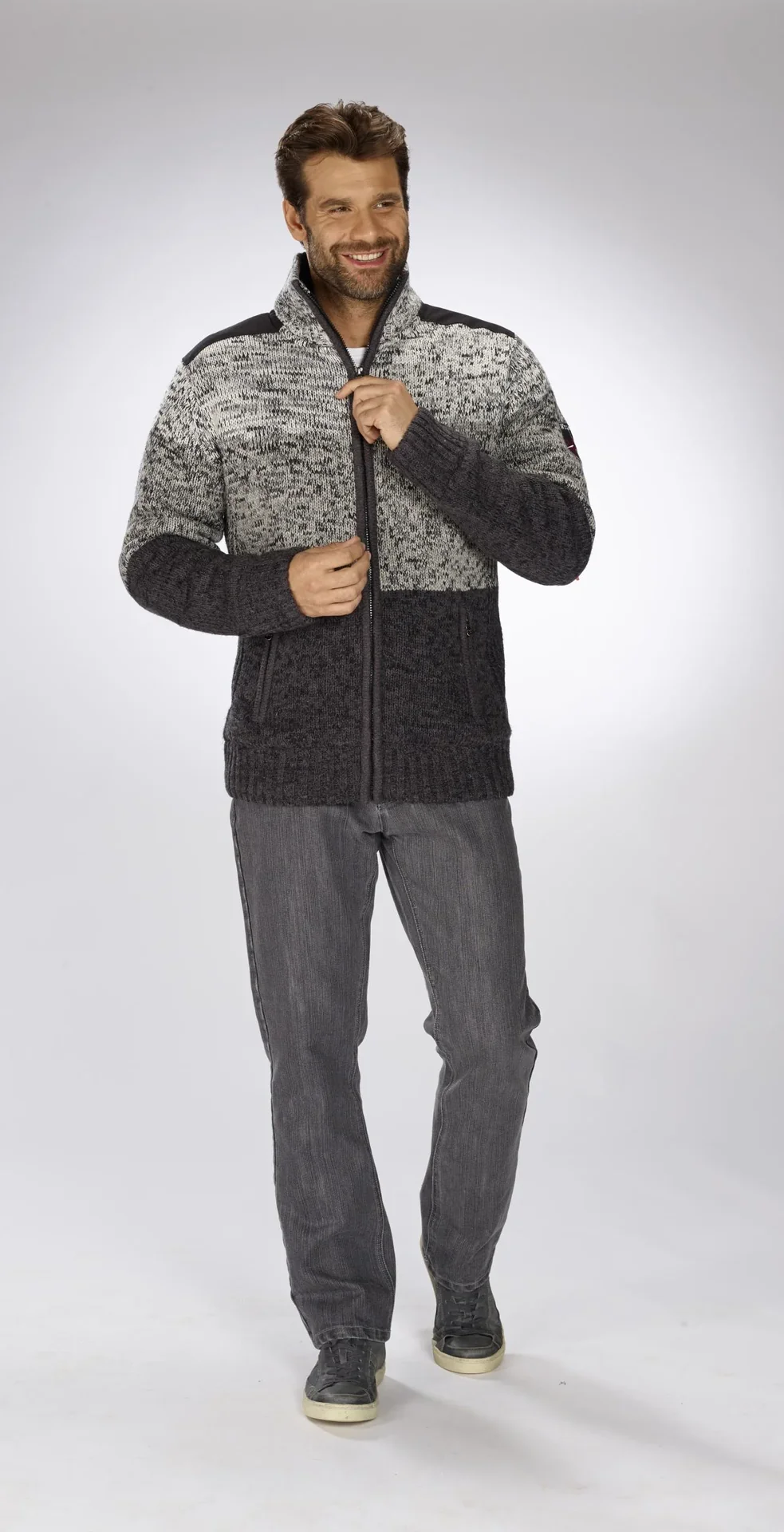 Komfortjeans im 5-Pocket Style, Farbe grau, Gr.50 - 5