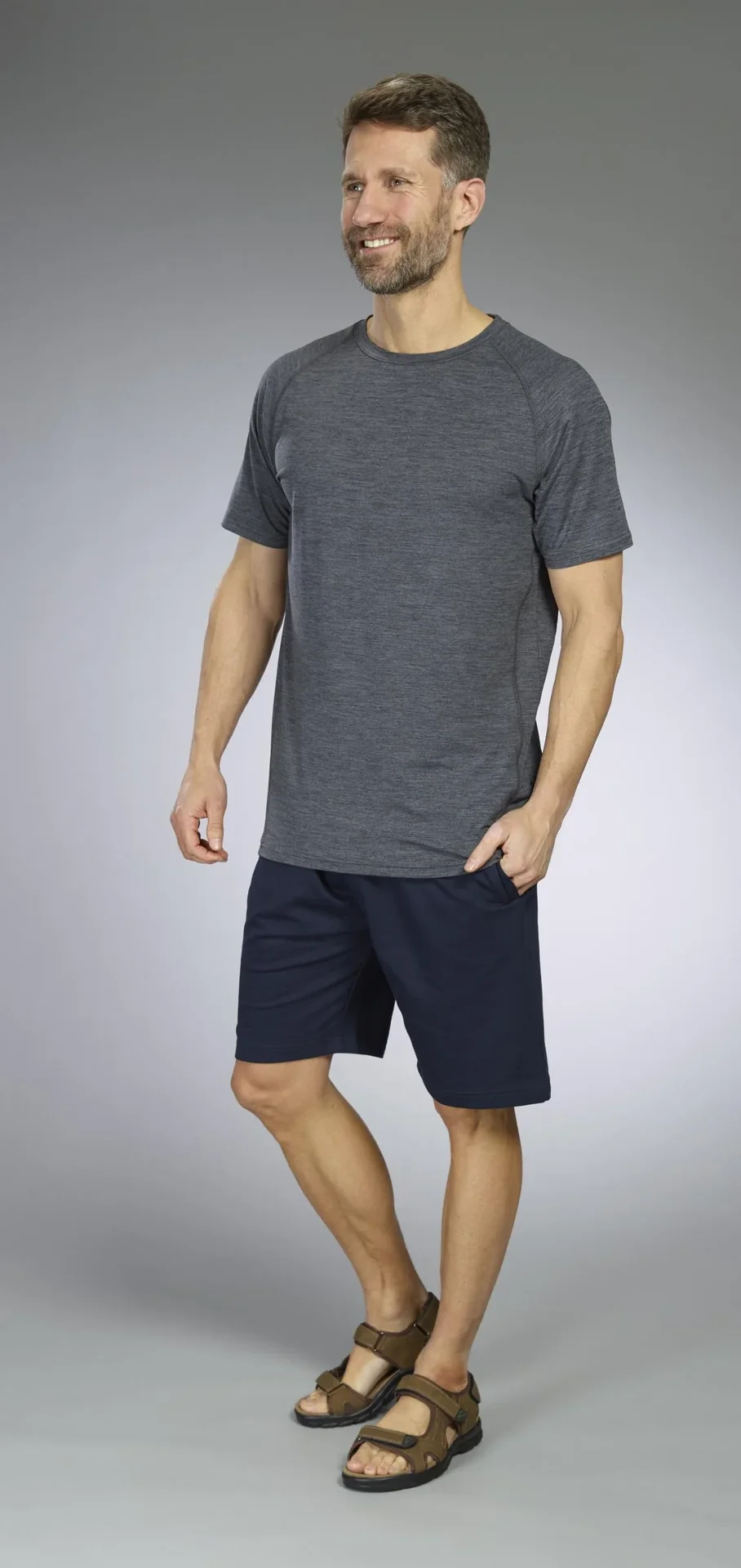 Shorts mit Gummizug, Farbe marine, Gr.M - 7