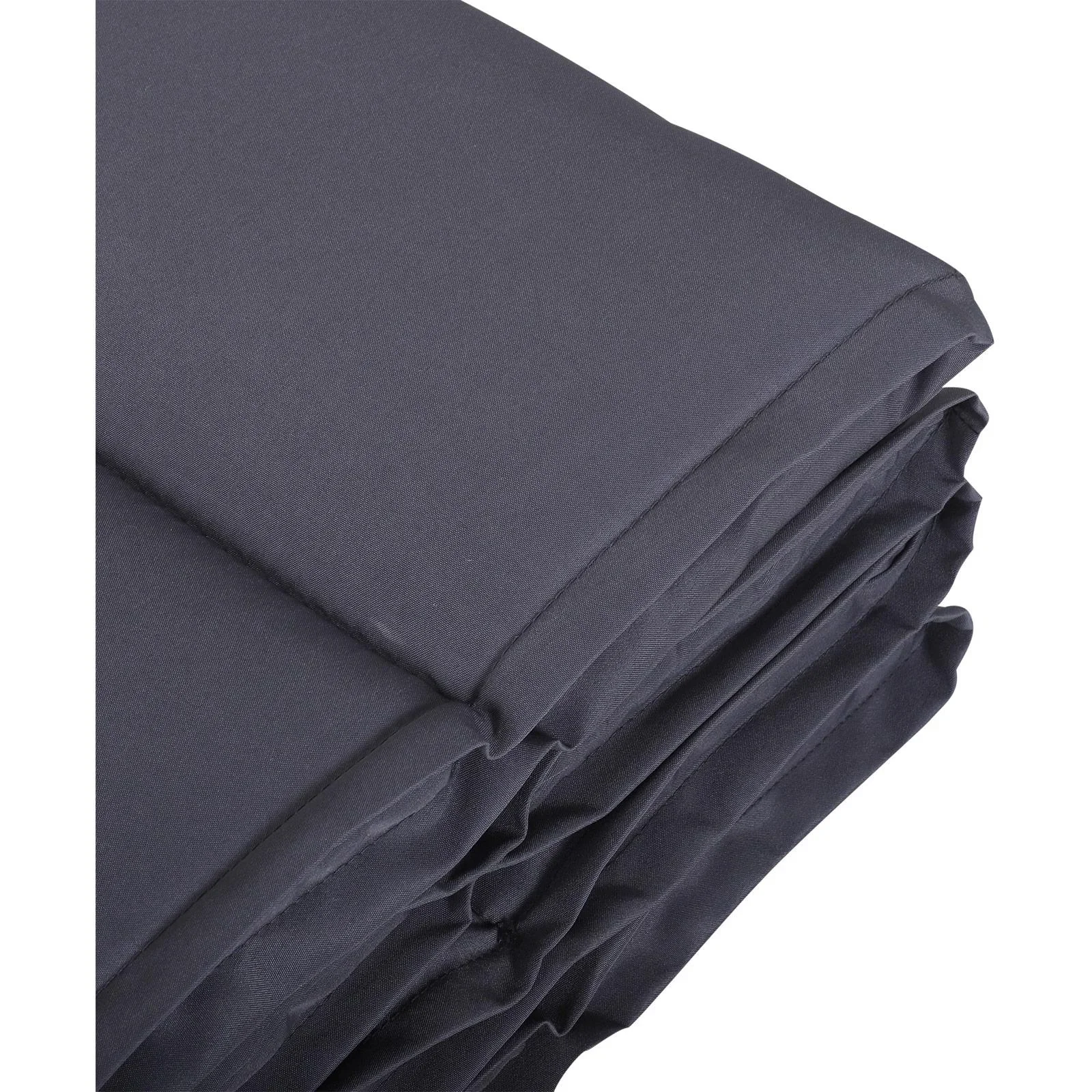 4er-Set Liegenauflage Liegenpolster Gartenliege faltbar 5 Segmente Polyester + Baumwollfaser Grau 118 x 48 x 4,5 cm - 1