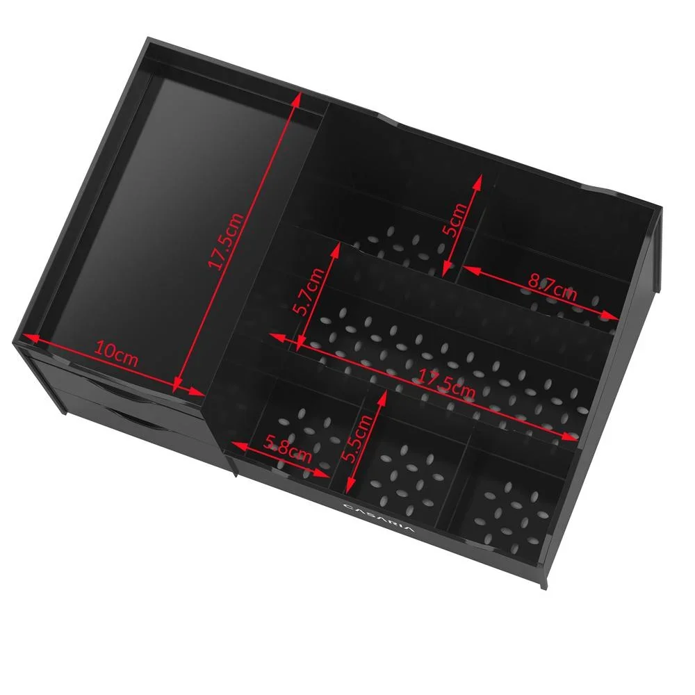 Make-up-Organizer schwarz - 8