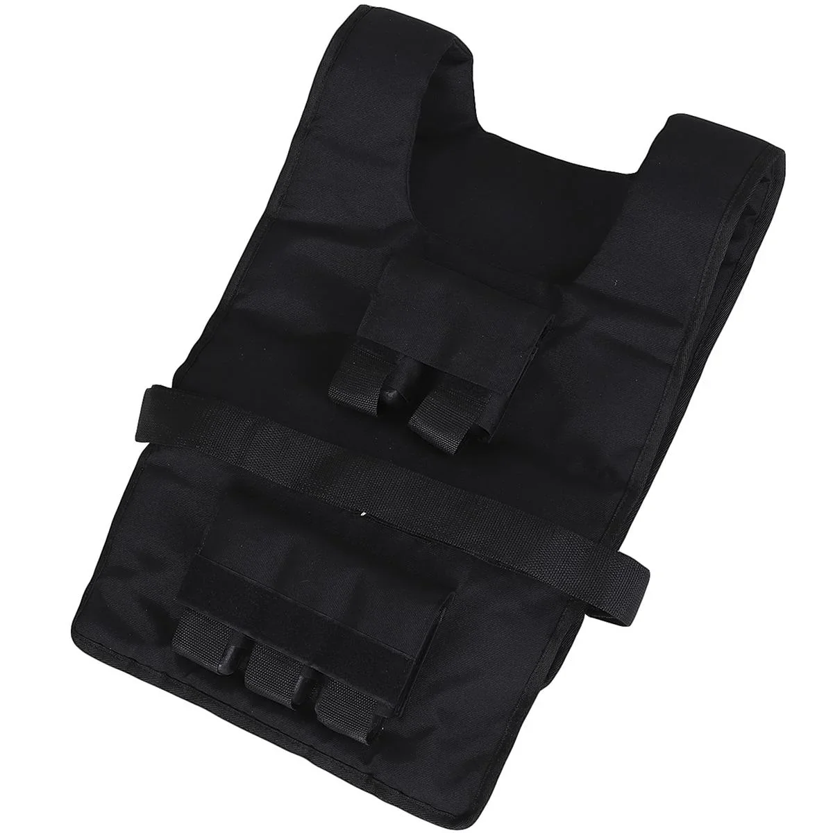 Trainingsweste mit 15 Eisengewichten schwarz - 2