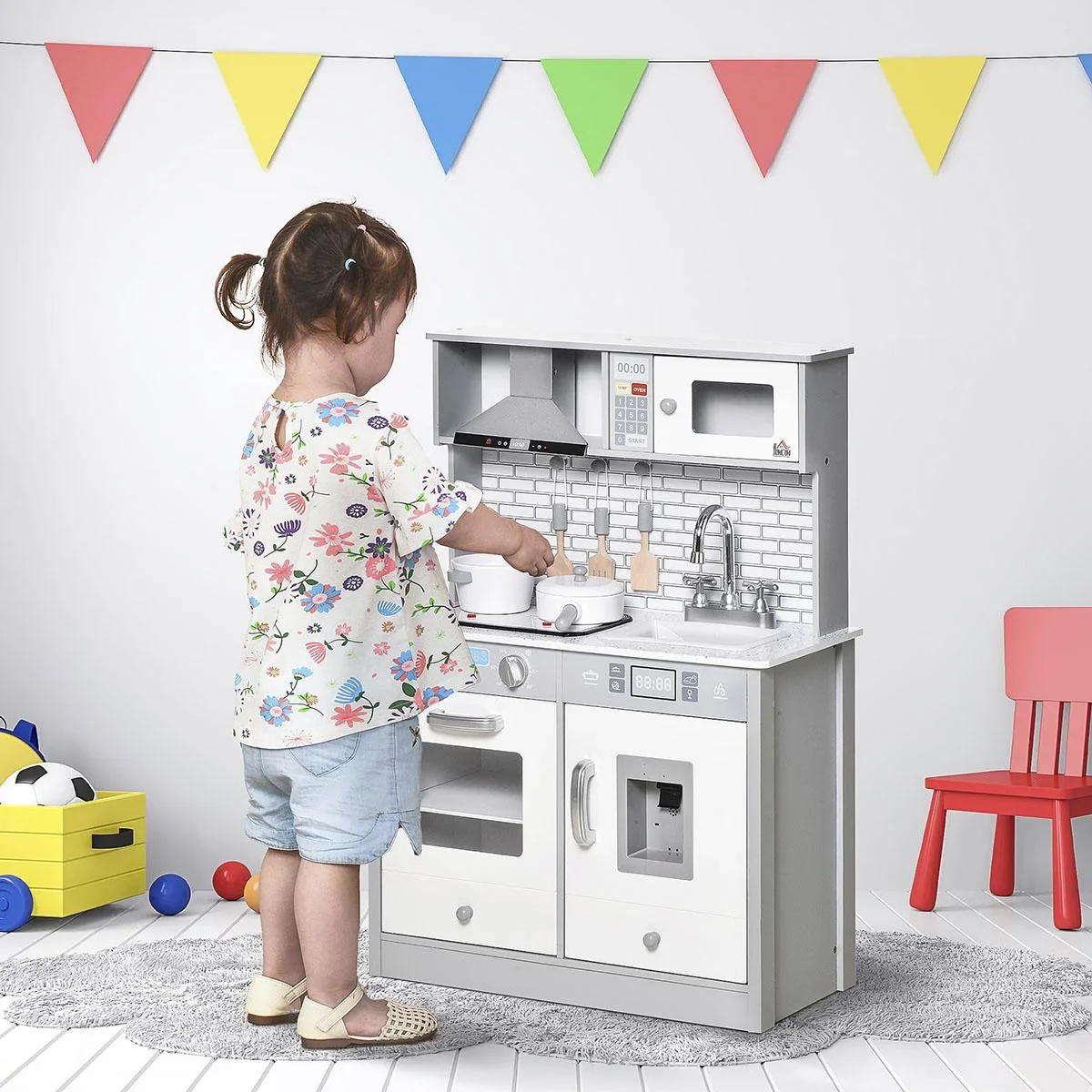 Kinderküche 60 cm x 29 cm x 84 cm - 2