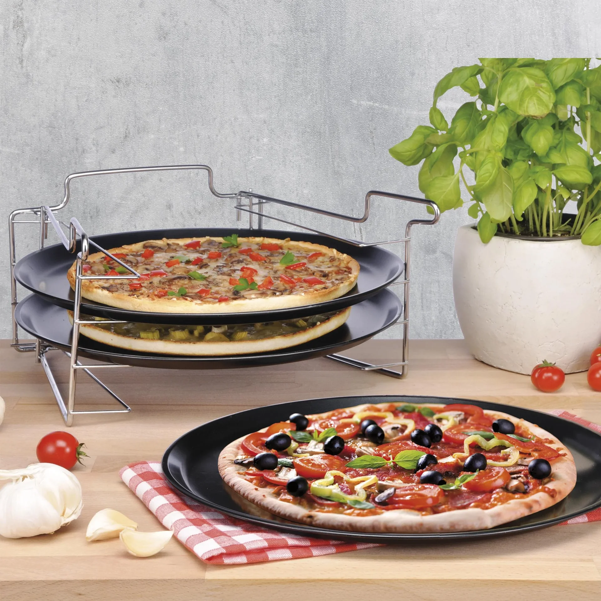 Pizzabackset, 4-teilig - 1
