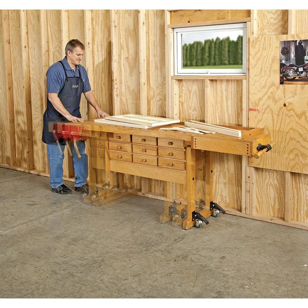Radsatz für Werkbank 4 Stück 180 kg - 1
