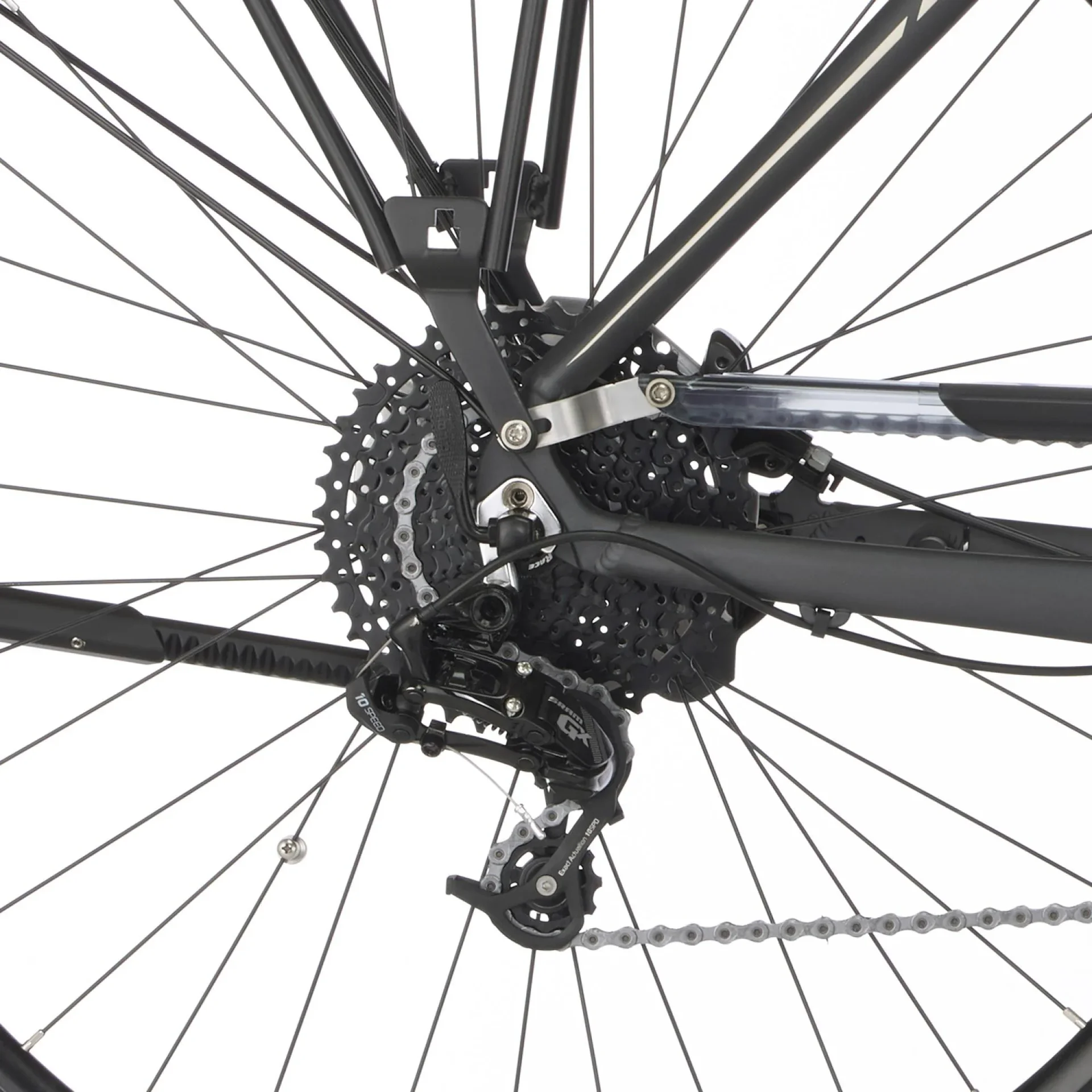 Herren E-Bike Trekking, 28 Zoll, Rahmengröße 55 cm,10-Gang Kettenschaltung, schiefergrau matt, VIATOR 5.0i - 4