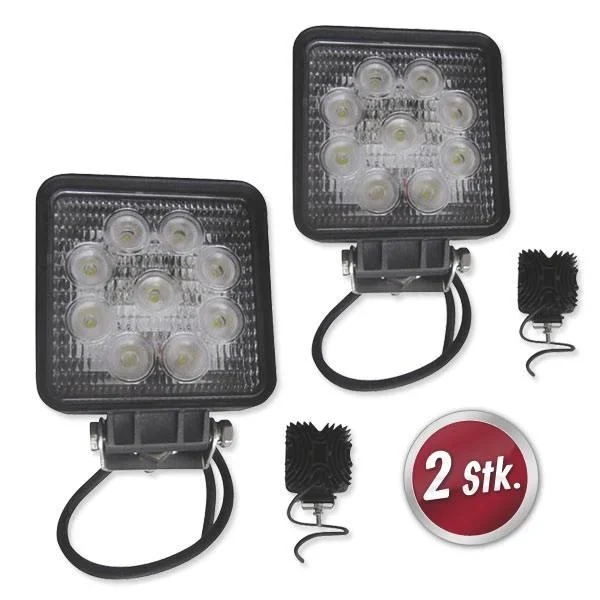 LED Arbeitsscheinwerfer 27 Watt, 1 Stück - 1
