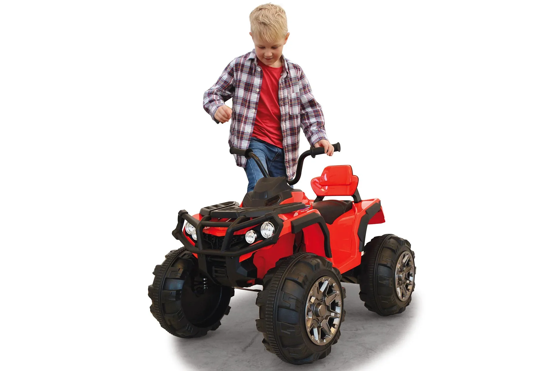 Ride-on Quad Protector für Kinder, 12 Volt, Rot - 1
