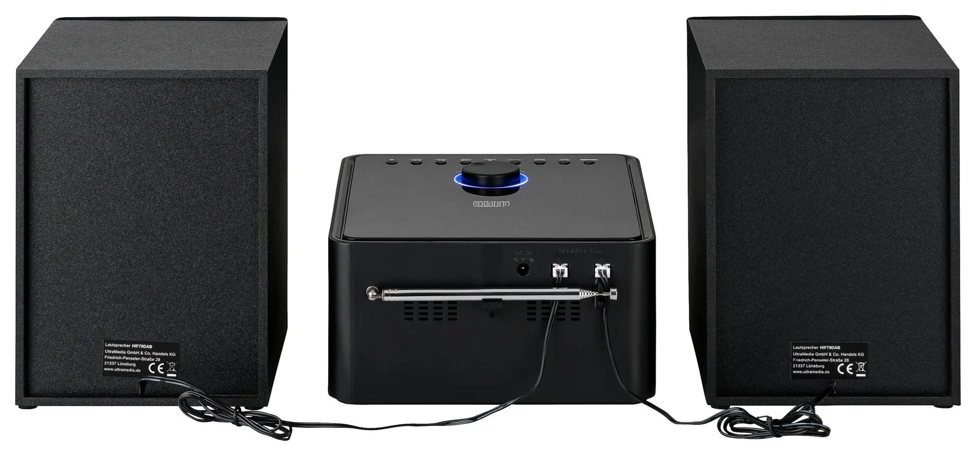 Stereo Micro-HiFi-System mit DAB+/UKW, USB, MP3/CD und Bluetooth - 0