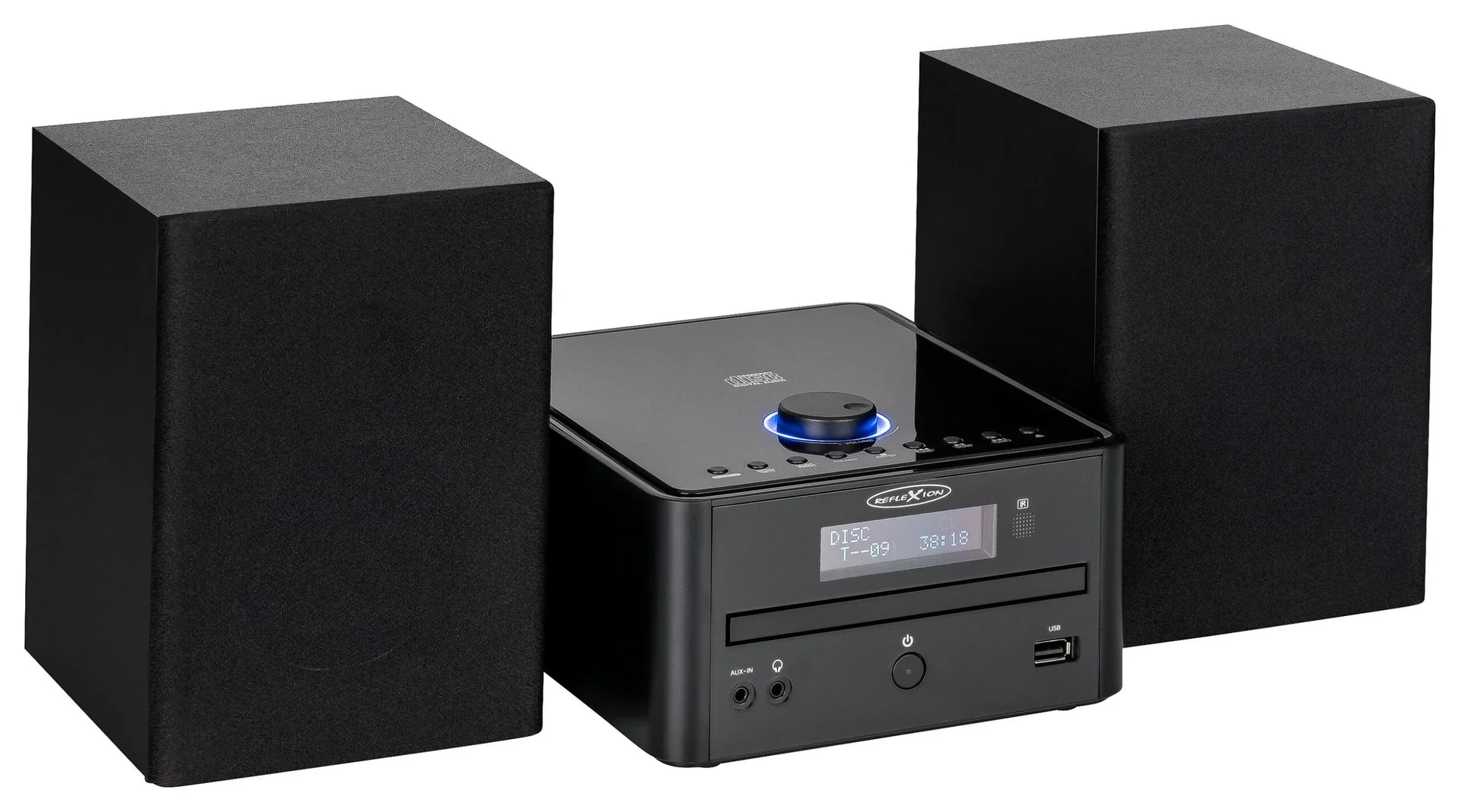 Stereo Micro-HiFi-System mit DAB+/UKW, USB, MP3/CD und Bluetooth - 1
