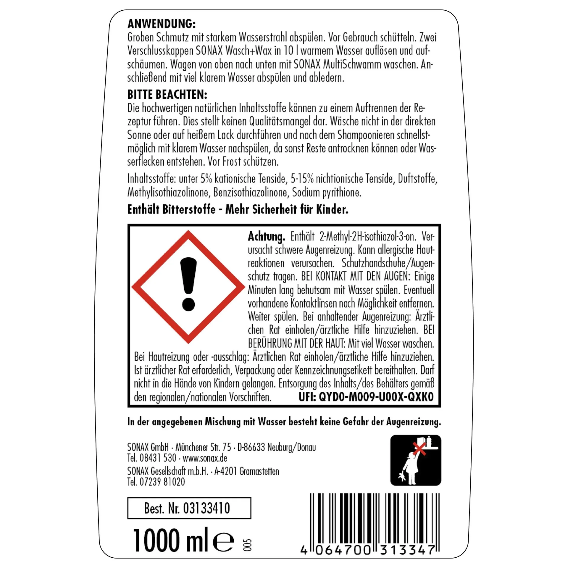 Wasch+Wax 1 l - 3