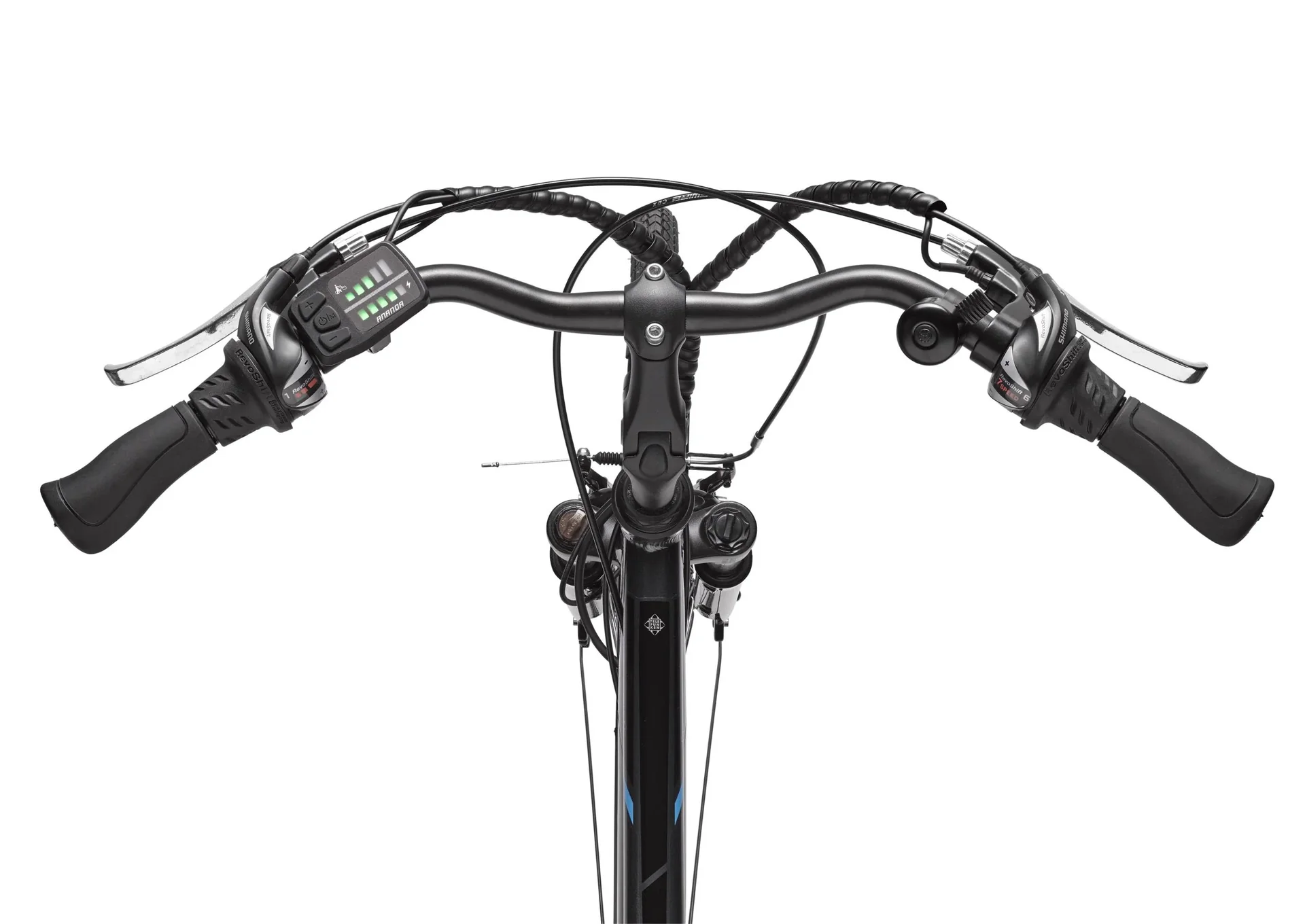 Herren Alu Trekking E-Bike 28 Zoll, Rahmenhöhe 48 cm, 21-Gang Kettenschaltung, anthrazit, XT481 Expedition, - 1