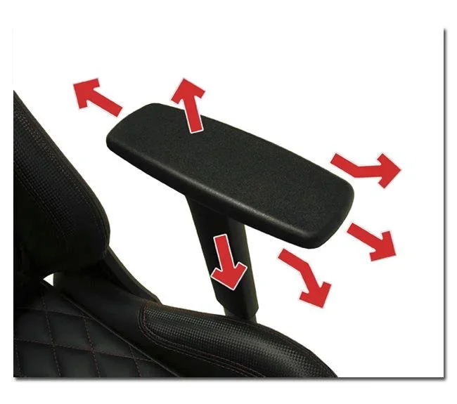 Büro-Stuhl LC-GC-3 schwarz - 6