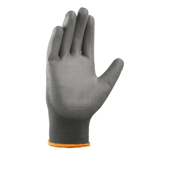 Polyester-Strickhandschuh grau, 5er Set - 1