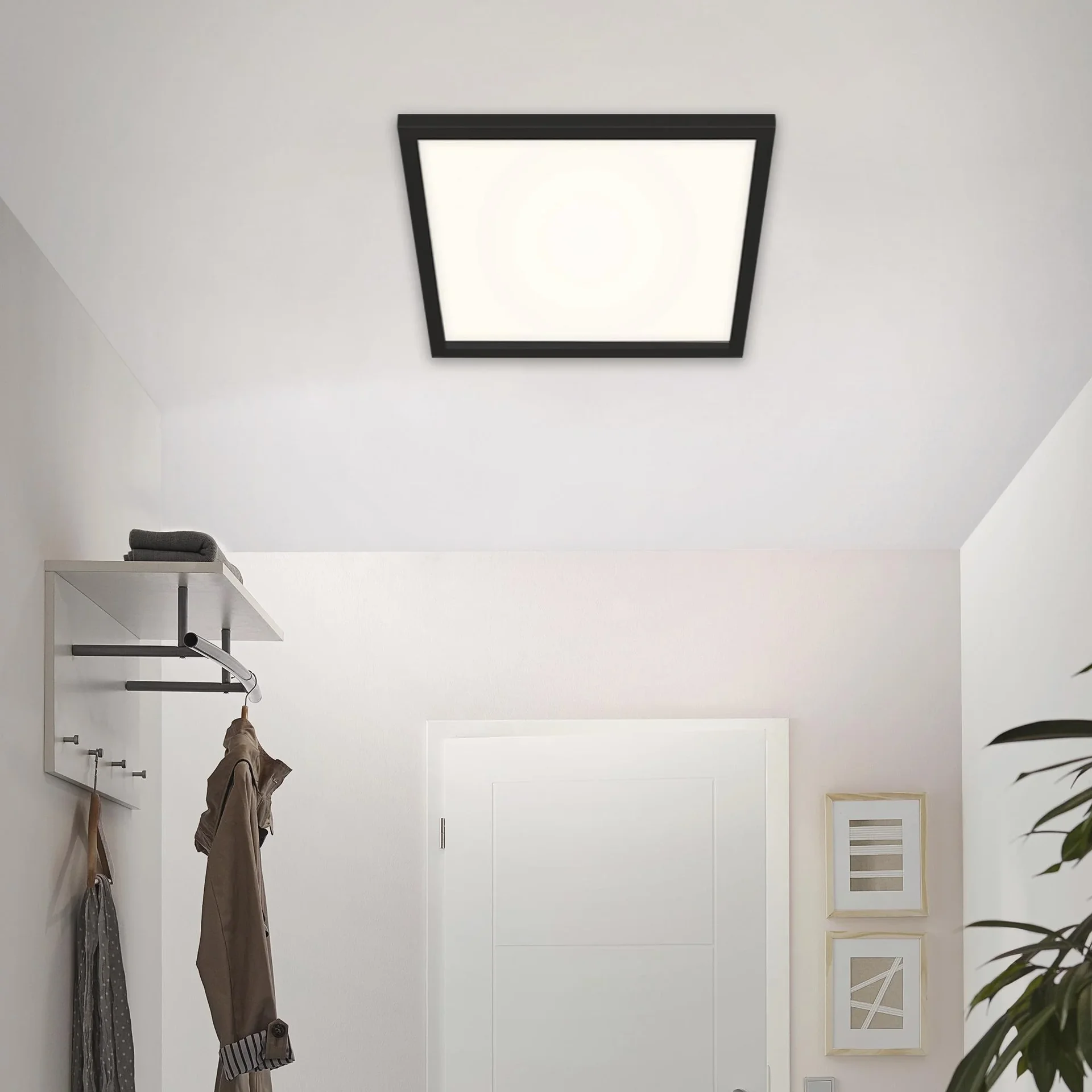 LED Deckenleuchte, viereckig, 44,5 cm CCT, 24 Watt, schwarz - 7