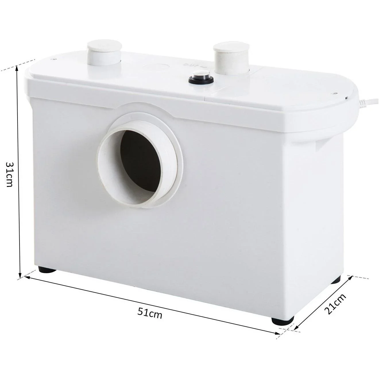 Hebeanlage Abwasserpumpe für WC Dusche 600W - 4