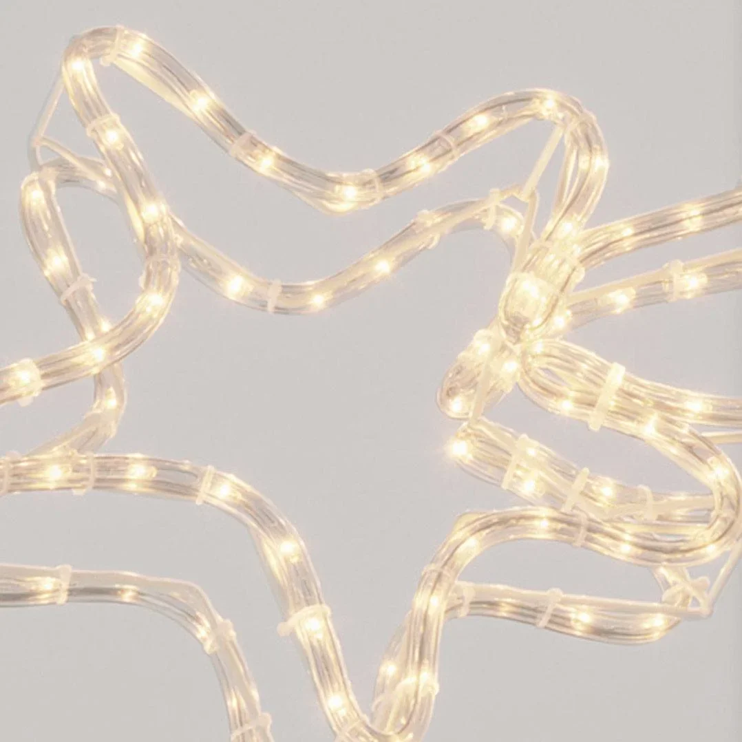Sternbeleuchtung - 144 Lichter - 4m - Metallrahmen - 2