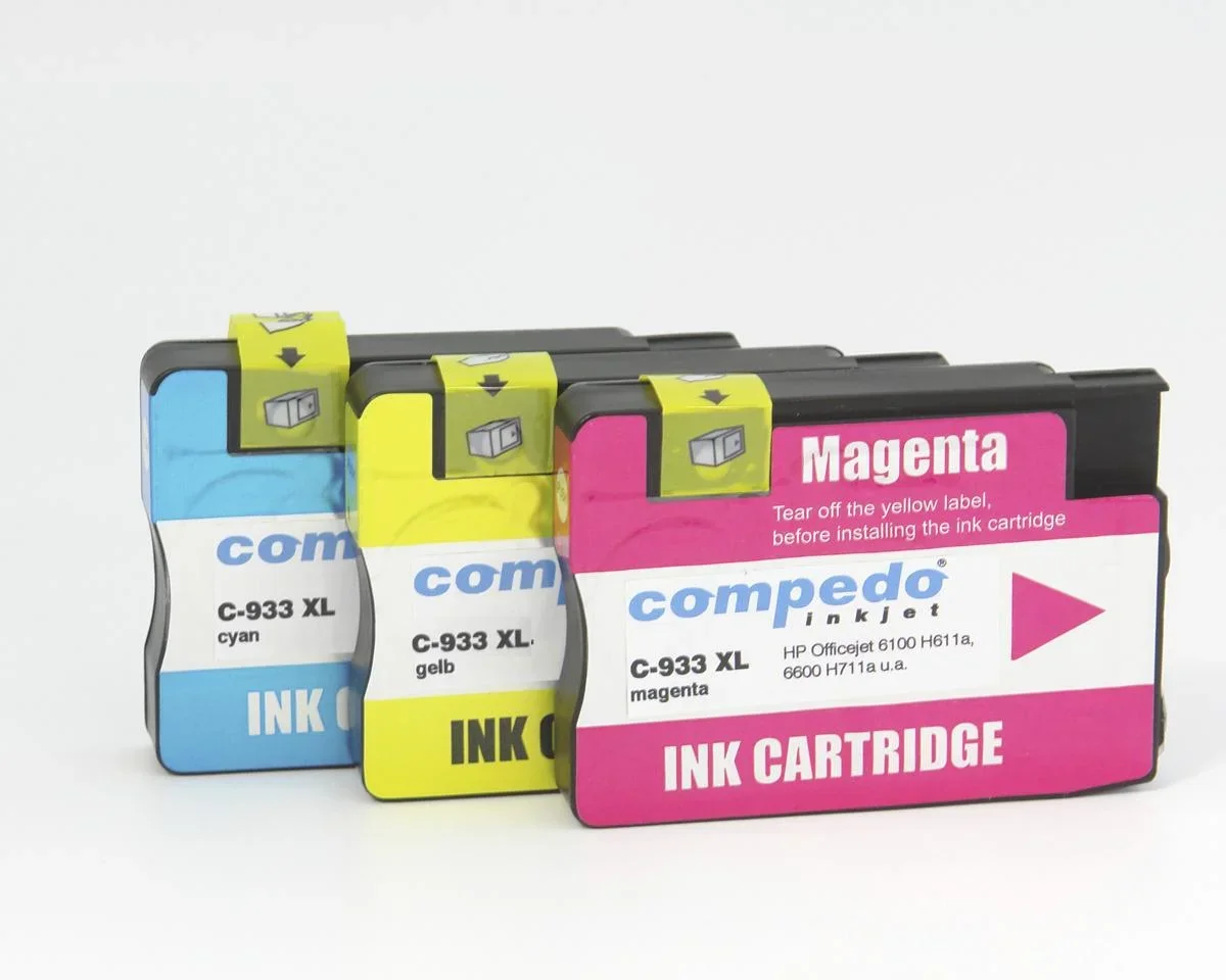 Druckerpatrone für HP 933XL Multipack -3er Pack in den Farben magenta, cyan, gelb - 1