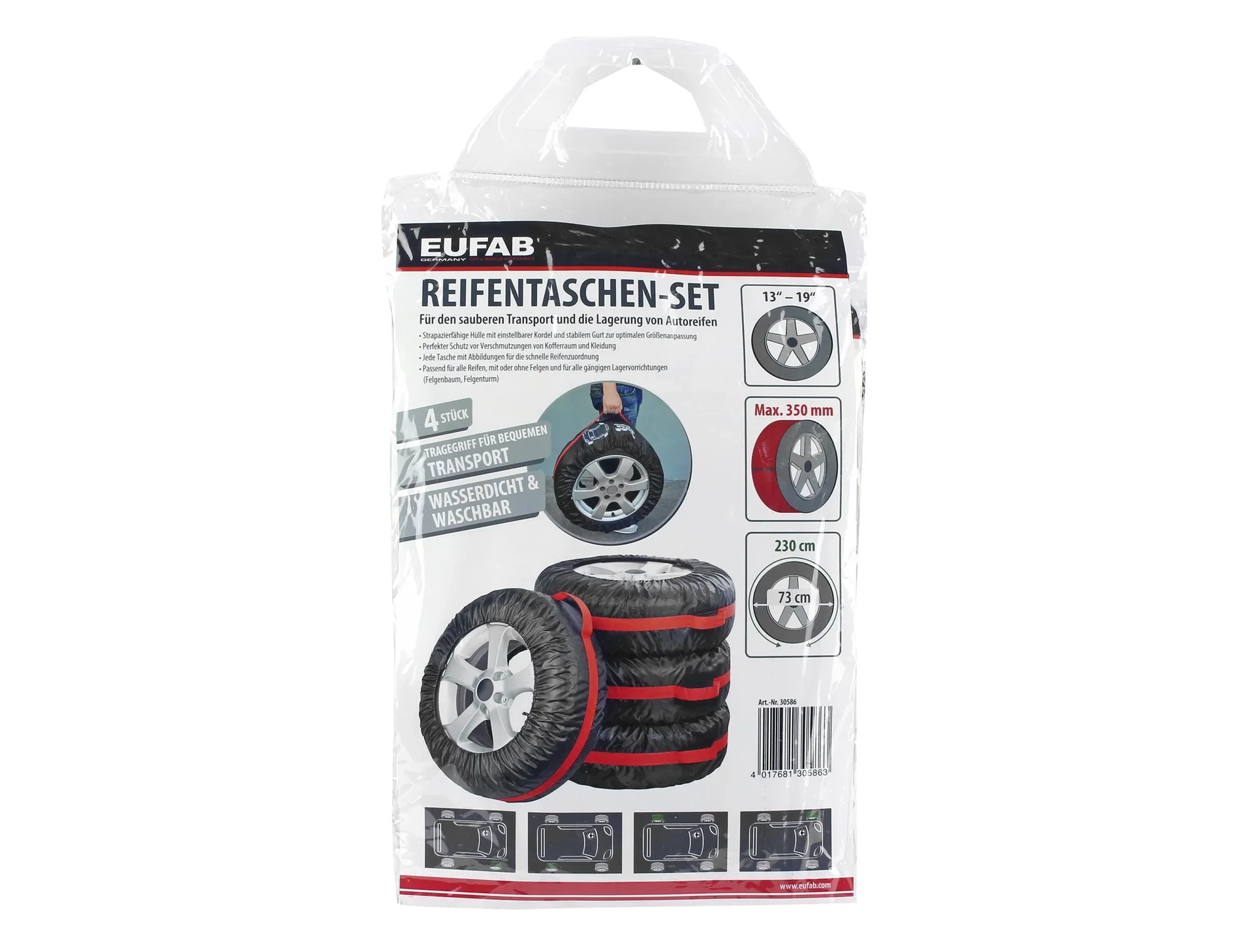 Reifentaschen groß, 4 Stück - 0