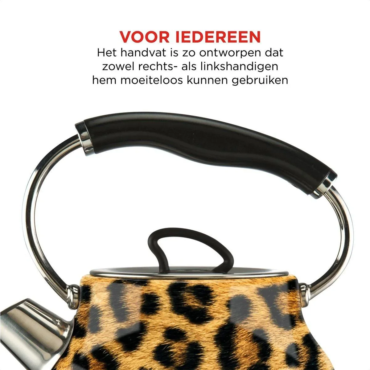 Panther Wasserkocher - Panther Druck - 1.7L - Leopard - Retro - 5