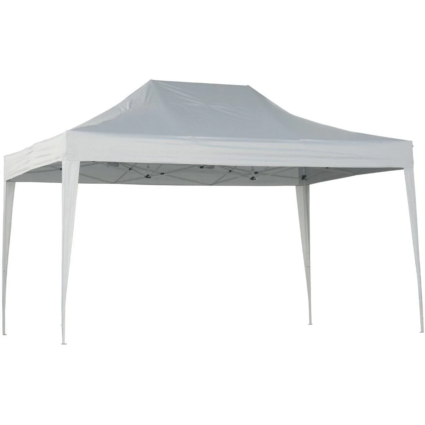 Faltpavillon 3x4.5m weiß Metall - 4