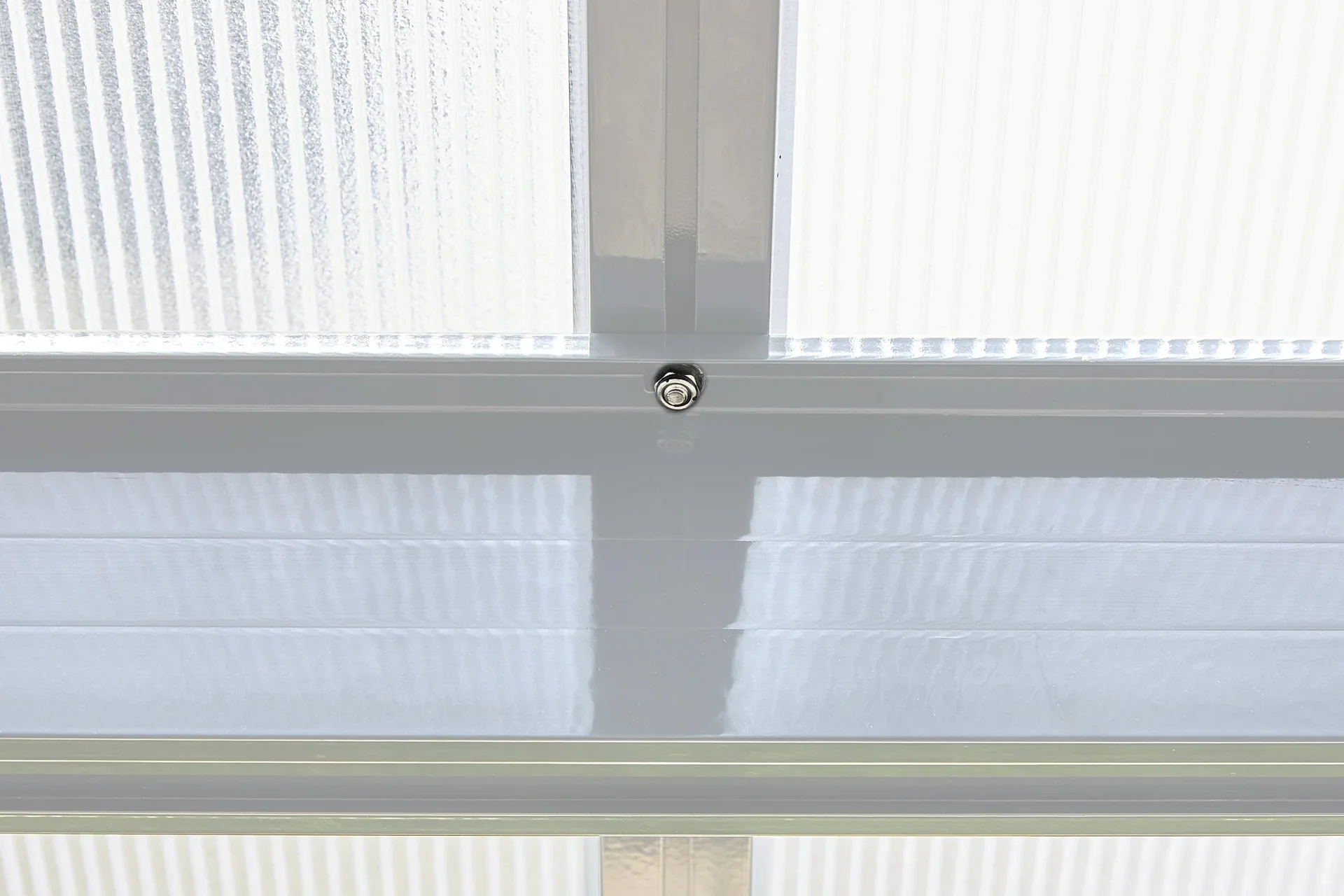 Terrassendach Bausatz, Farbe weiß, 5460 x 4060 mm - 5