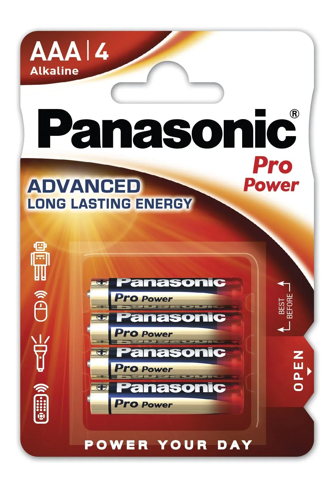 Pro Power Alkaline Micro (AAA) Batterie - 4 Stück - 1