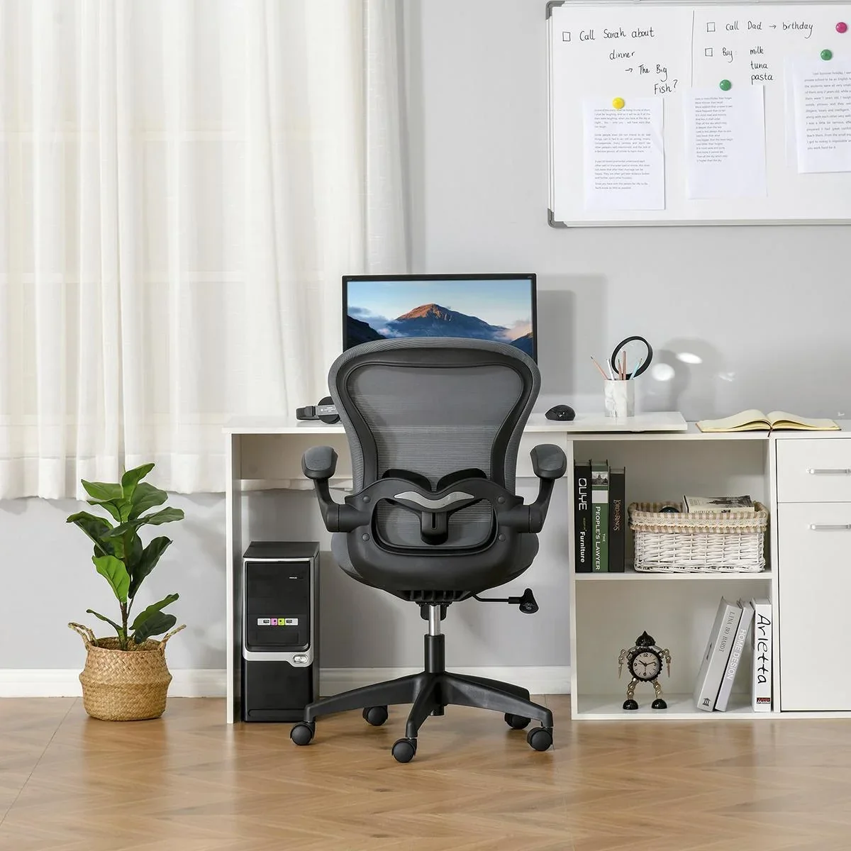 Bürostuhl Mesh-Gewebe Chefsessel Schreibtischstuhl - 1