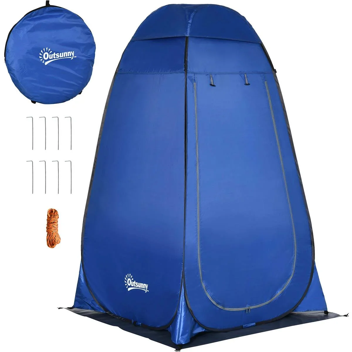 Duschzelt - faltbar - 126 x 124 x 198 cm - 1