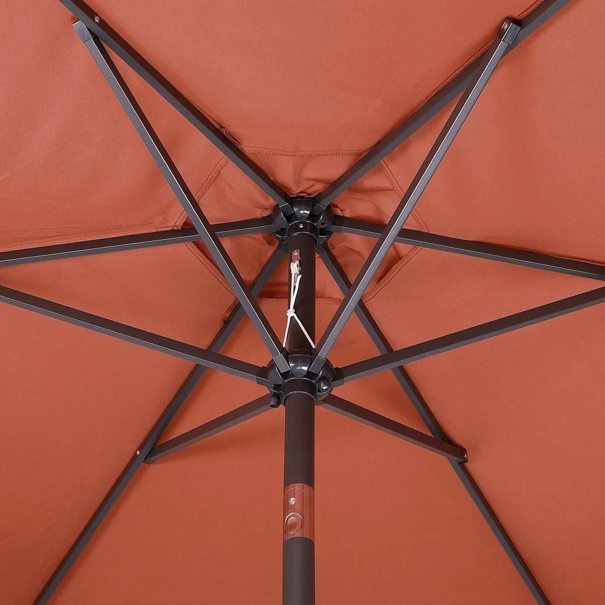 Sonnenschirm Tahiti Terracotta - Ø300cm - UV-Schutz 50+ - 8