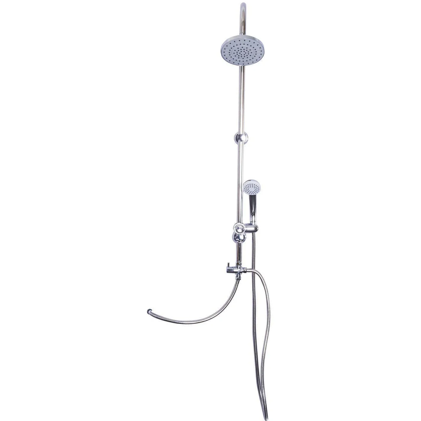 Duschsystem Duscharmatur mit Handbrause Chrom - 5