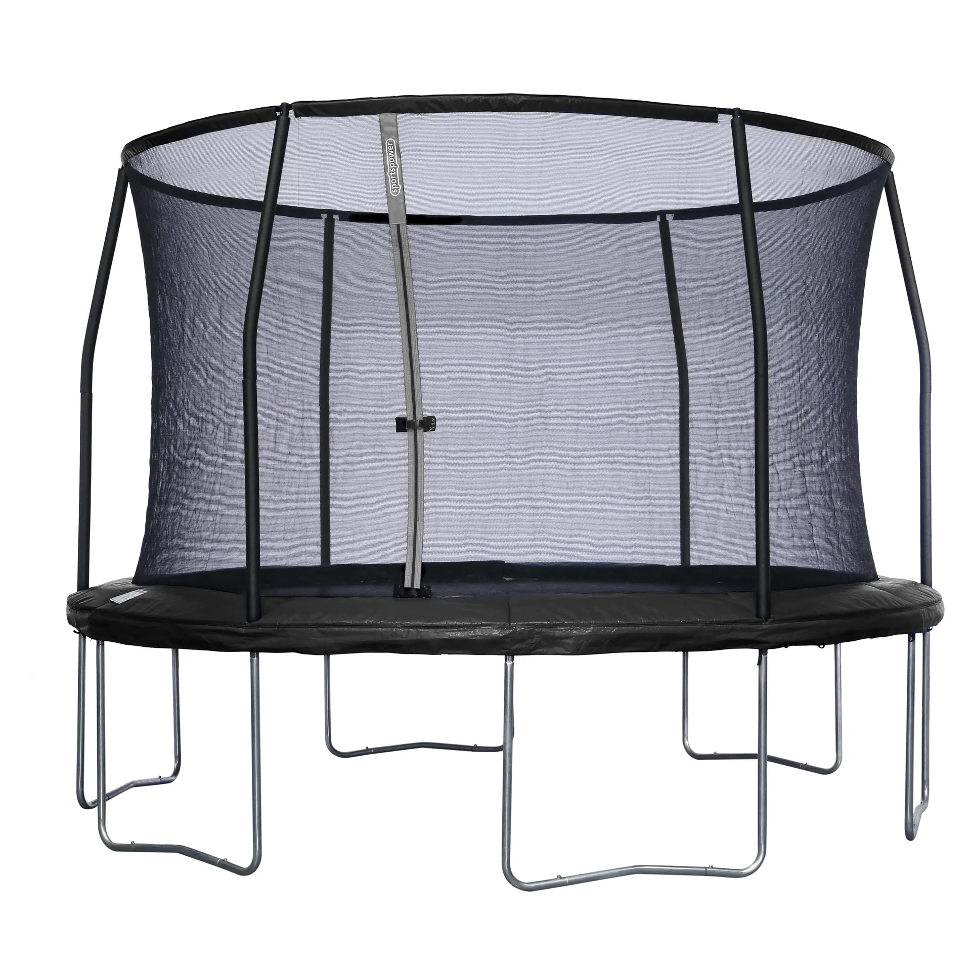 Trampolin Ø366 cm schwarz - 9