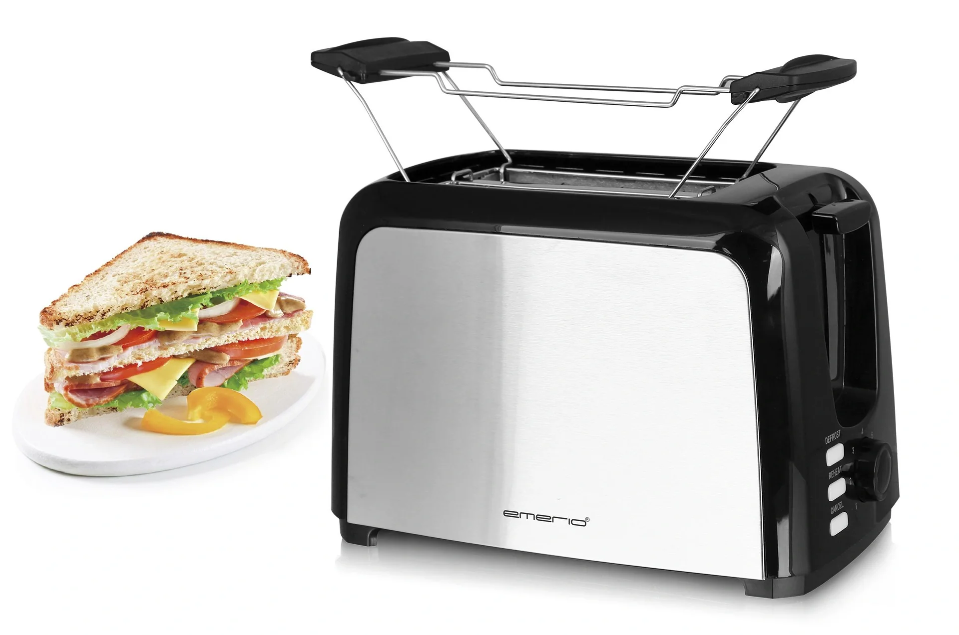 Toaster "TO-123924", Doppelschlitz, Edelstahl, 750 Watt - 4