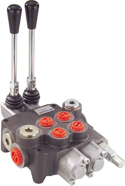 Zweihebelsteuergerät Monoblock, 80 l/min - 2