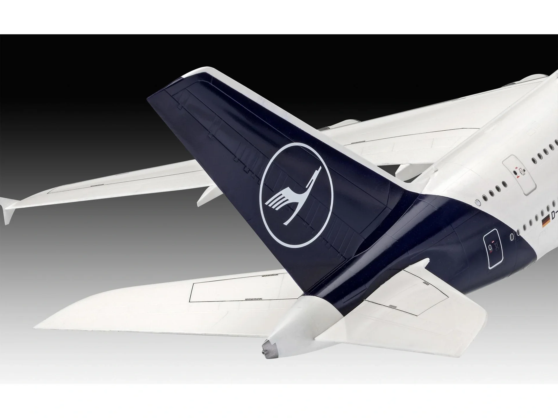 Modellbausatz Airbus A380-800 Lufthansa New Livery - 4