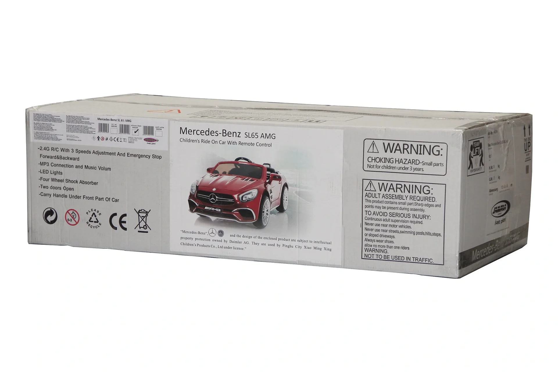 Ride-on Mercedes-Benz SL65 AMG schwarz 12V - 4