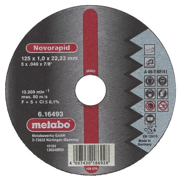Trennscheiben 125 mm, 10-teilig INOX - 1