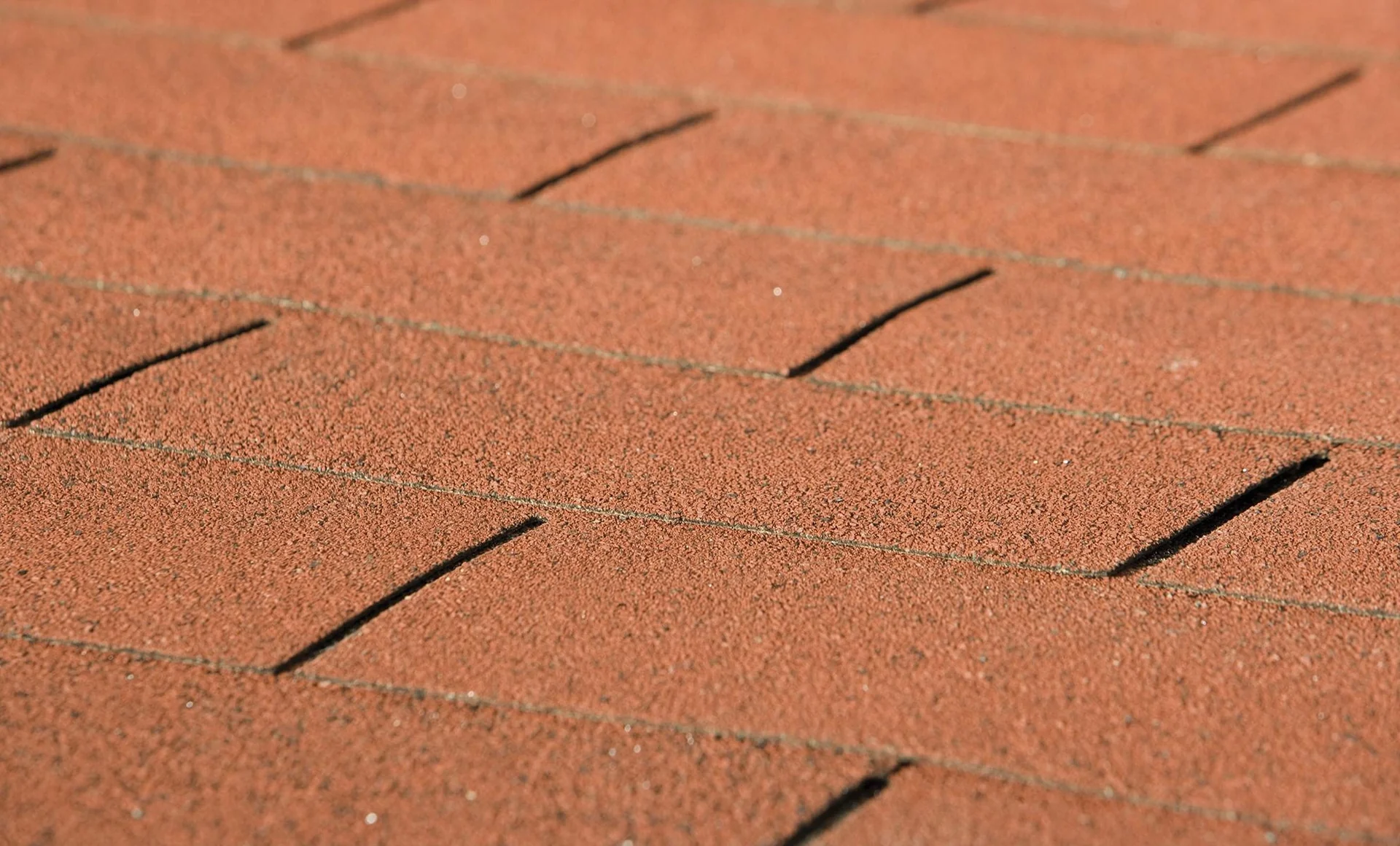 Dachschindeln rechteckig rot, 3 m² - 1