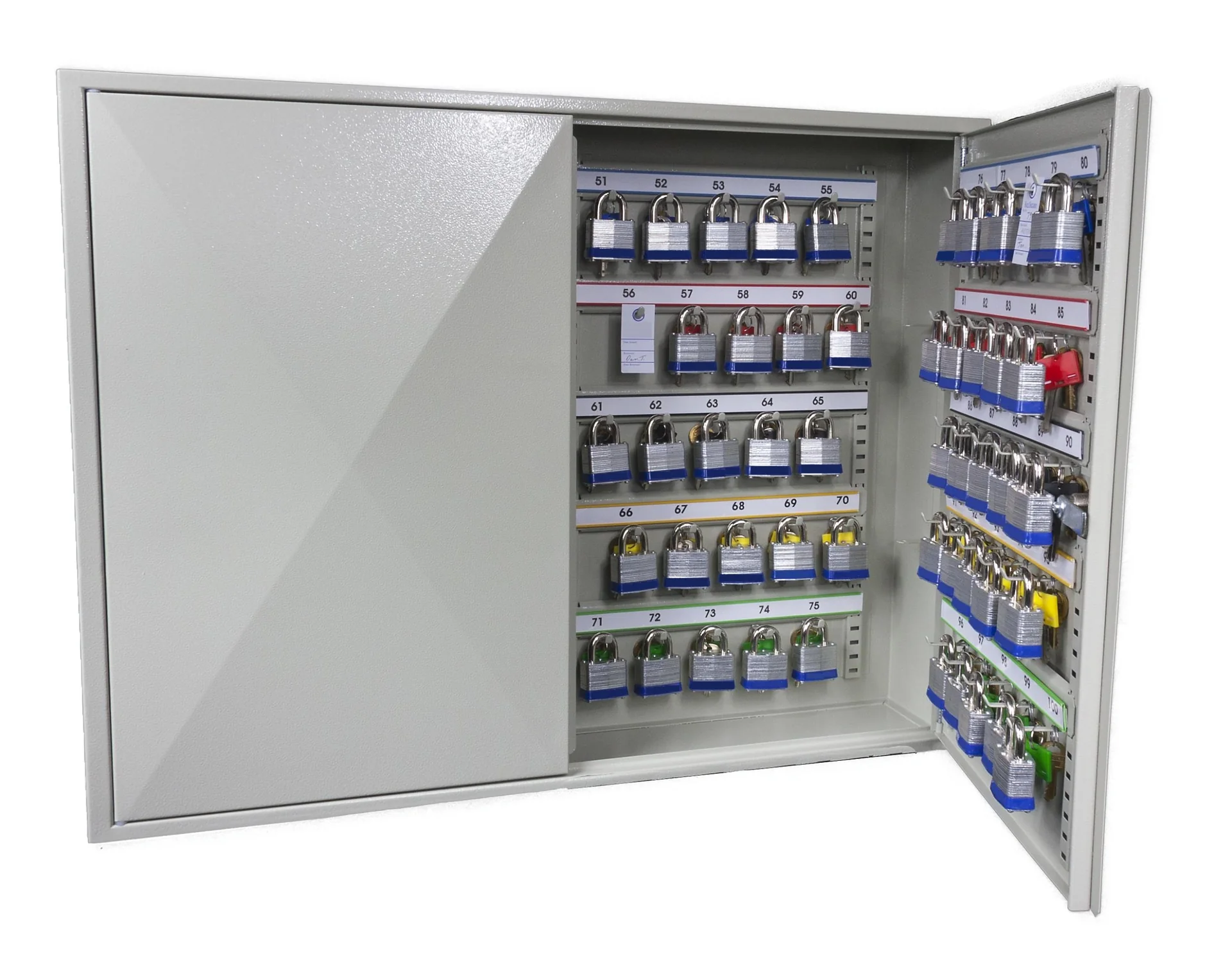 Schlüsselkasten Keysure Automotive mit Elektronikschloss für 100 Schlüssel, Außenmaße 550 x 730 x 140 mm - 2