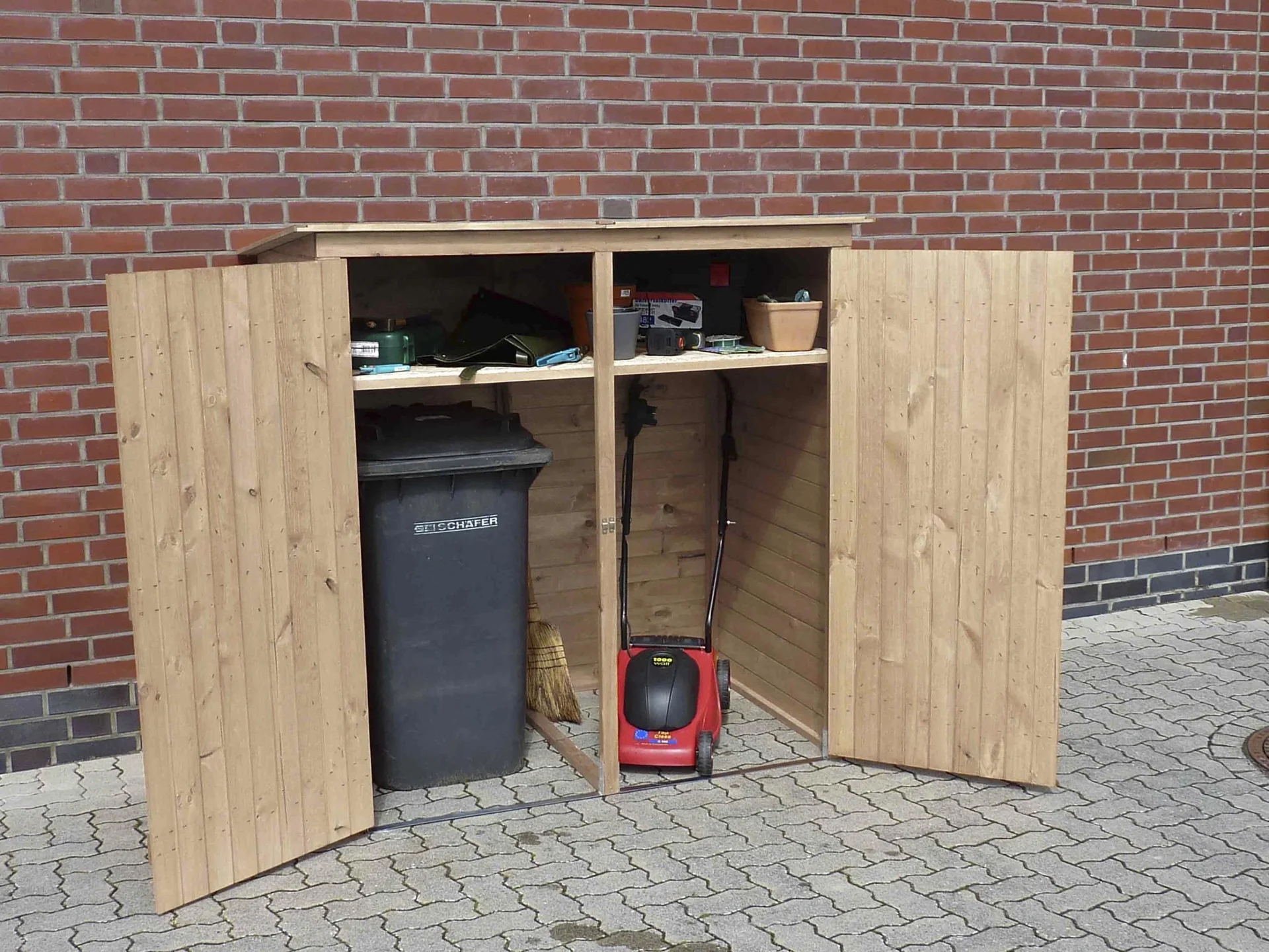 Mülltonnenschrank 2türig - 1