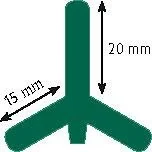 Metallpfahl T-Post, 182 cm, 20 Stück - 5