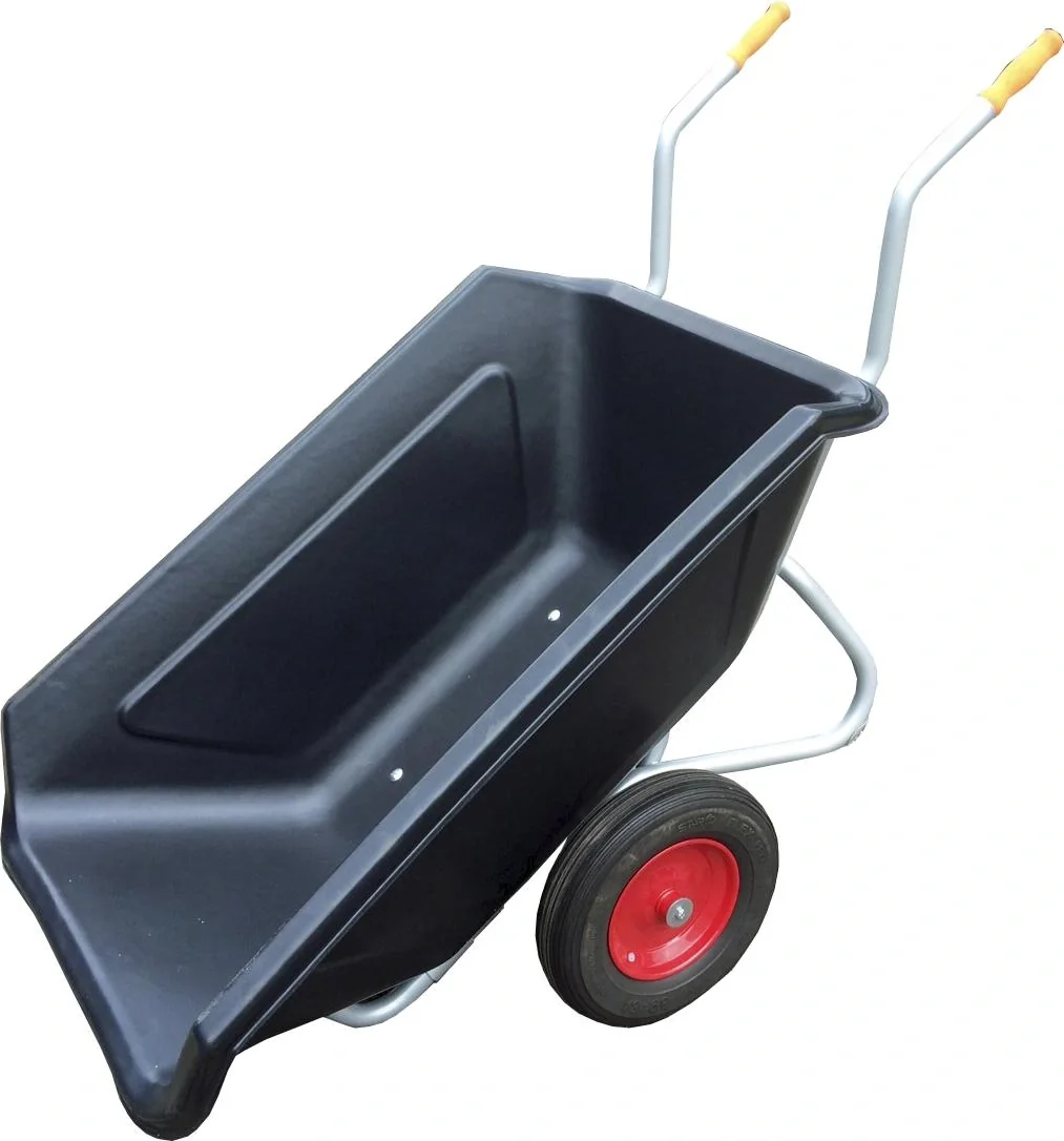 Großmulden-Schubkarre "Maxima", 250 Liter, 2 aufgeschäumte Wflex-Räder - 3