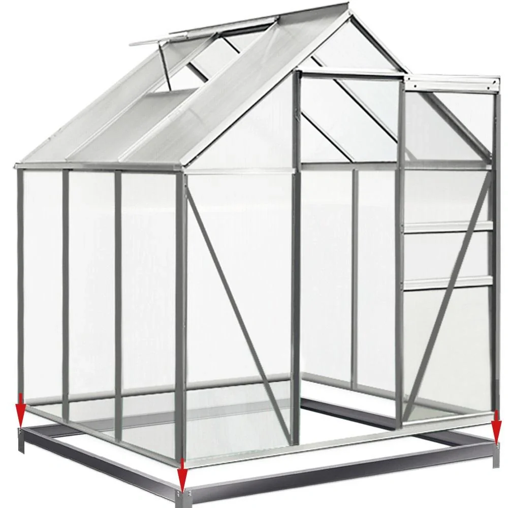 Stahlfundament für Gewächshaus 190x190cm - 4