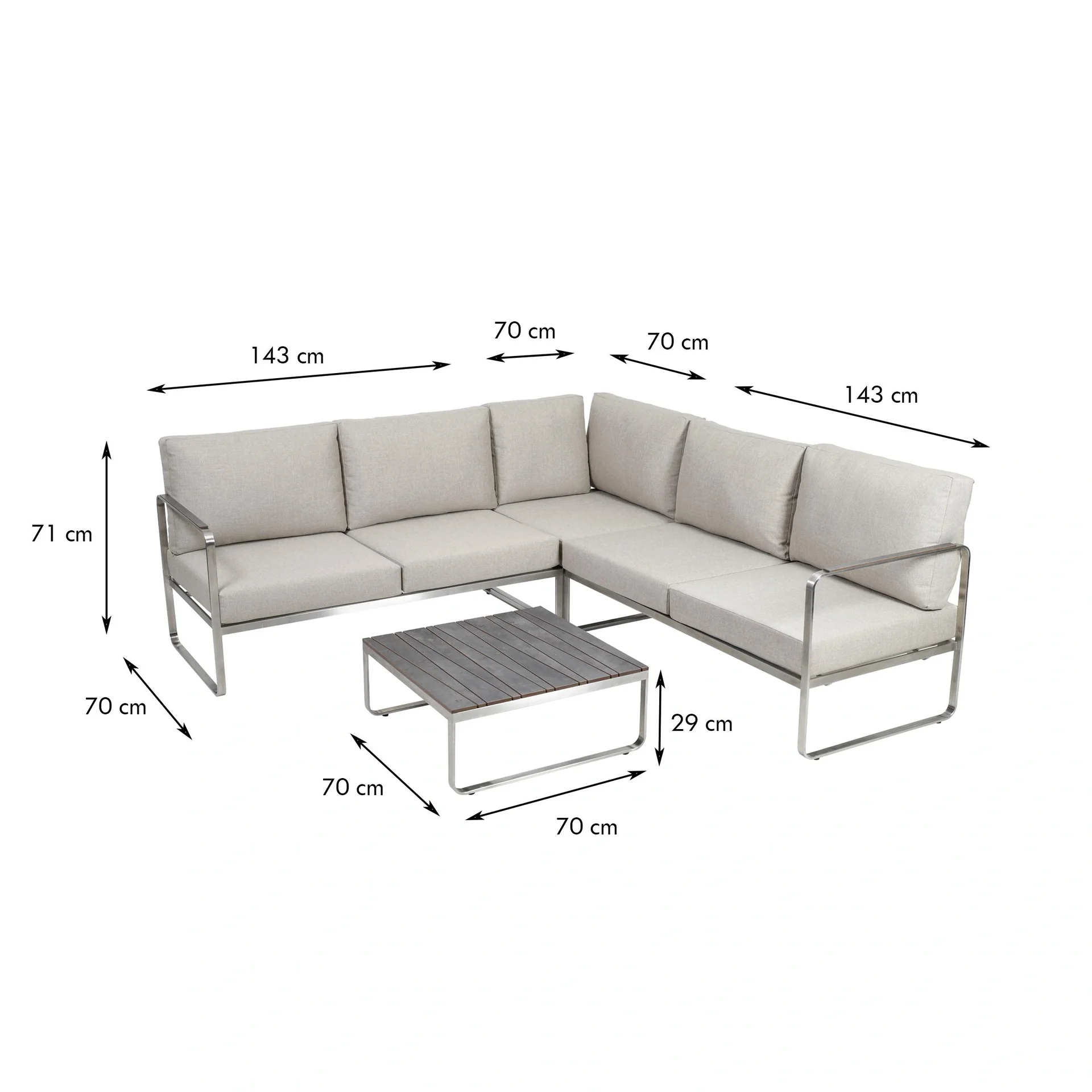 Gartenmöbel-Lounge-Set "Sydney"   - 2