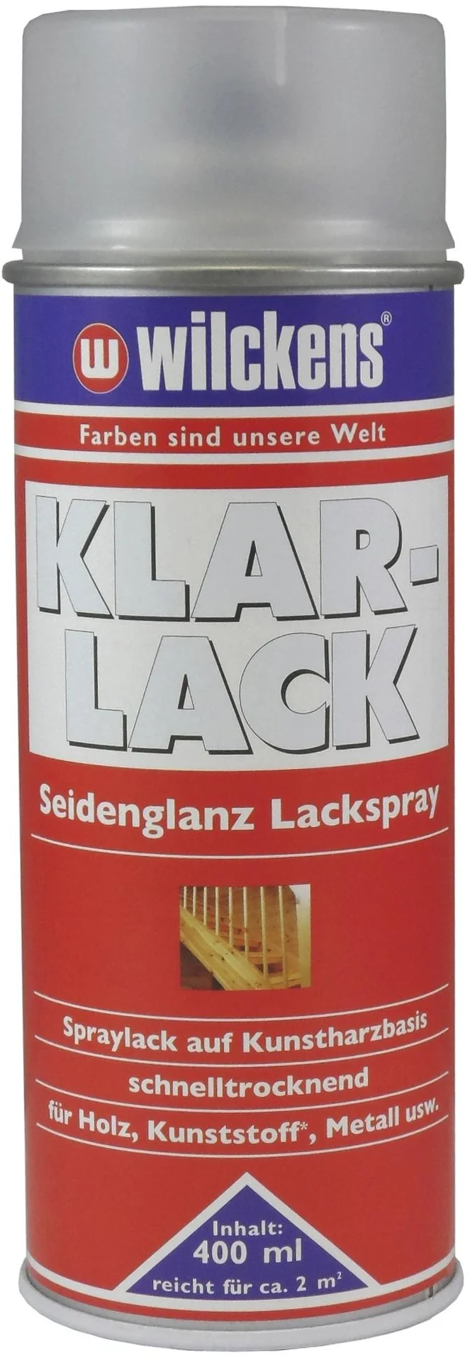 Klarlack Seidenglanz Lackspray Farblos 400 ml - 1