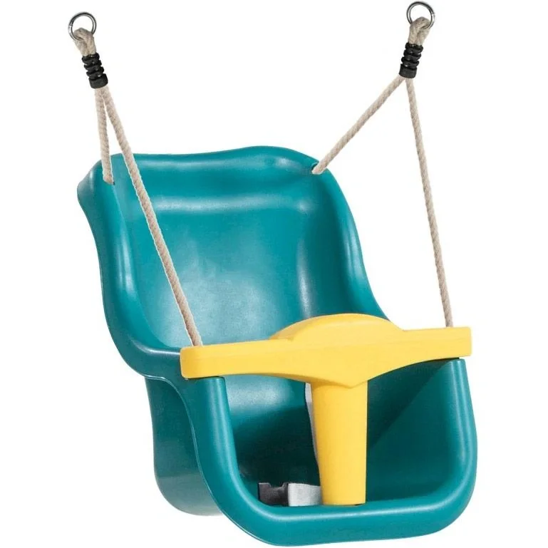 Babyschaukel Braun mit Sitz - 7