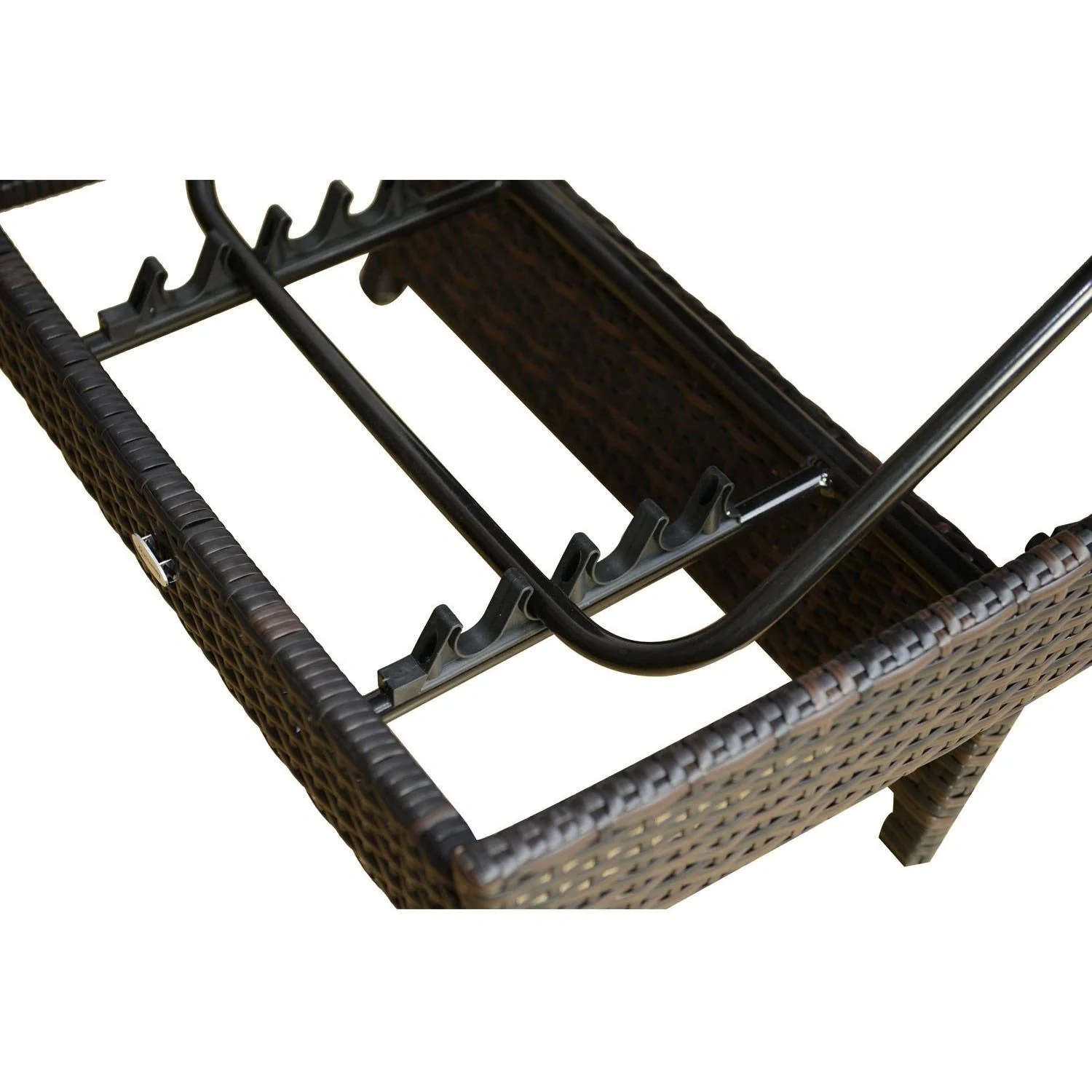 Rattanliege mit verstellbarer Rückenlehne - 7