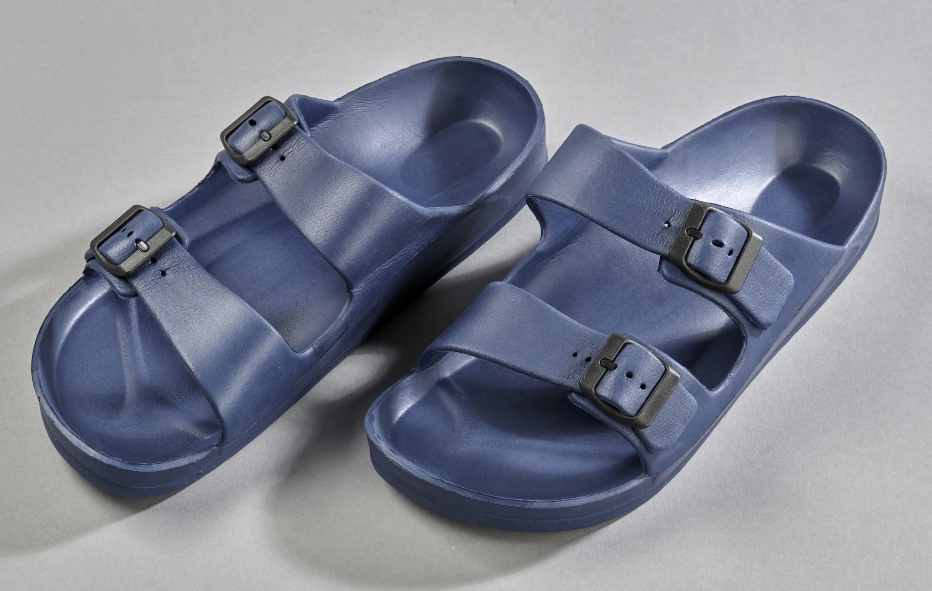 Freizeit-Badepantolette, Farbe blau, Gr.40 - 3