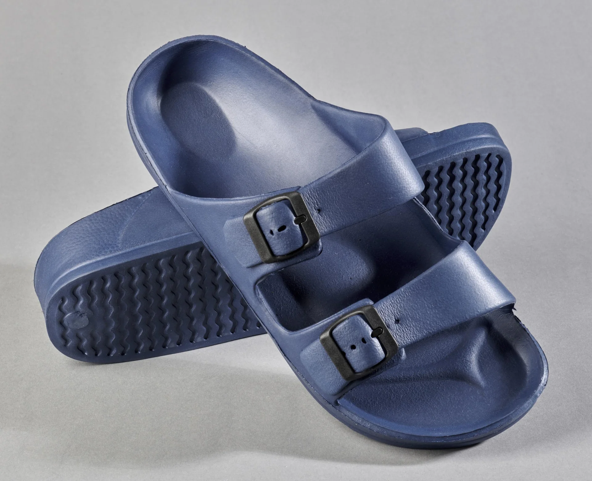 Freizeit-Badepantolette, Farbe blau, Gr.43 - 2