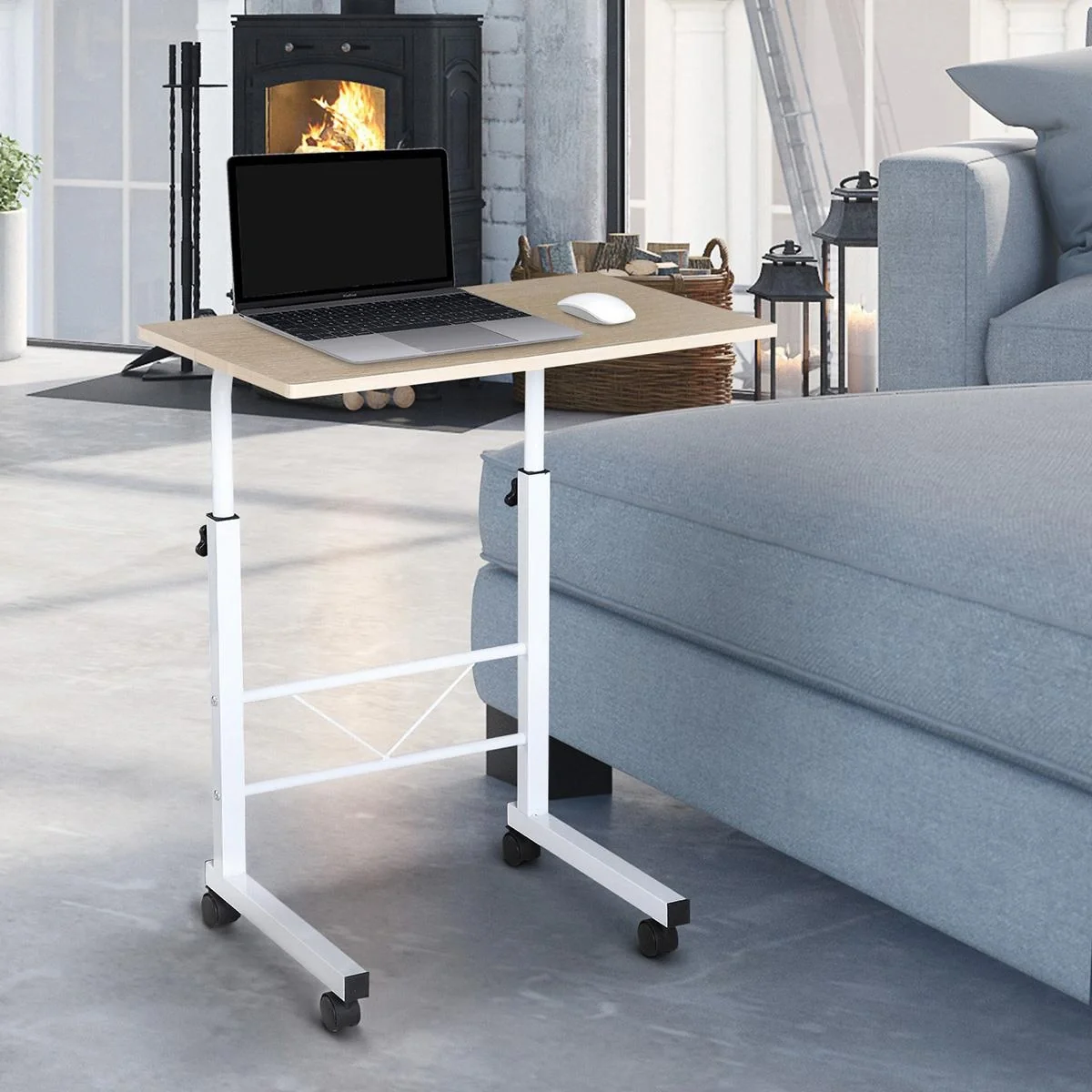 Beistelltisch Nachttisch Metall Spanplatten - 4