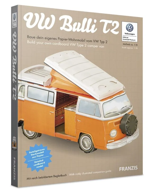 Papier-Wohnmobil "VW Bulli T2" - 1